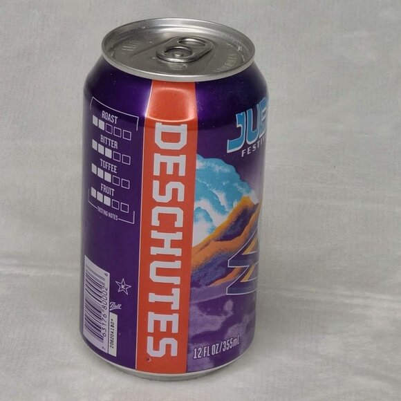 Deschutes Jubelale Winter Ale Bend OR Oregon Empty Beer Can Bottom Opened Orb - Picture 3 of 8